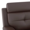 Raphael Leatherette One Seater Manual Recliner in Brown Colour