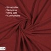 Premium Terry Polyester Fabric Waterproof Mattress Red Queen 78X60