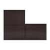 Kamiya Engineered Wood Shoe Rack In Columbian Walnut Finish