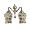 Devansh Metal Electric Wall Light in Multi Colour with Multi Shade Count of 2 Lights