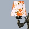 Devansh Metal Electric Wall Light in Antique Gold Colour with Multi Shade Count of 1 Light