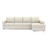 Apollo Compact Sofa (Colour : Pearl, Cushion : Soft, Back Type : Regular, Seating Capacity : Right Aligned 3 Seater + Right Aligned Chaise)