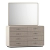 Valeria Dresser with Mirror in Dual Tone Finish