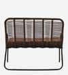 Madrid 2+1+1 Seater Rope Sofa Set in Brown Finish