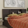 Idyia Engineered Wood King  Size Bed With Drawer Storage (Melamine Finish)