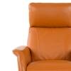 Oasis One Seater Motorized Leather Recliner in Golden Oak Brown Colour