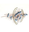 W-ABSTRACT Abstract Metal Wall Decor in Multicolor Set of 1