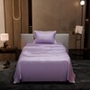Stoa Paris Single Bedsheet with 1 Pillow Cover sheet with Night Lilac