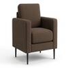 Nordic 3 Seater Sofa with 2 Matching Armchairs Brown