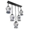 Devansh Solid Wood Electric Wall Light in Brown Colour with Multi Shade Count of 1 Light