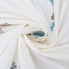 Gio White Floral 400 TC Cotton Flat Single Size Bedsheet with 2 Pillow Covers – Threads