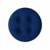 Doe Buck Tufted Counter Height Bar Stool in Blue Colour with Gold Footrest