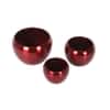 Hanging Hammered Apple Planter Set Of 3 In Copper Colour