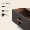 Cayo Bedside Table Two Tone Finish