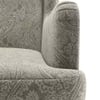 Genoa Wing Chair in  Monochrome Paisley Colour