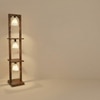 Daffodil Beige Jute Floor Lamp with Beige Jute Base
