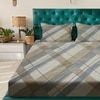 Multicolor Abstract 180 TC Fitted 1 King  Bedsheet with 2 Pillow Covers