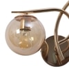 Eliante Modern Wall Lights Mild Steel & Glass Material Gold & Champaign Finish