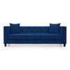 Windsor Premium 3 Seater Fabric Sofa in Cobalt Colour