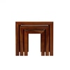 Neptune Solid Wood Side Table in Natural Finish