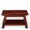 Alison Sheesham Wood Accent Rectangle Coffee Table In Honey Finish