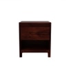 Unicorn Solid Wood Bedside Table in Teak Finish