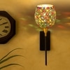 Devansh Metal Electric Wall Light in Black Colour with Multi Shade Count of 1 Light