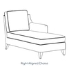Abbey Sofa (Colour : Oyster Beige, Cushion : Soft, Seating Capacity : Right Aligned Chaise)
