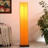 Claudette Yellow Cotton Shade Floor Lamp