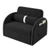Jayen 1 Seater Pull Out Sofa cum Bed  in Black Colour