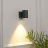 Luga Single LED Wall Spotlight in Grey Finish