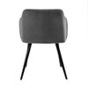 Hanner Metal Accent Chair in Grey Colour