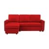 James  Pull Out Sofa cum Bed  in Red Colour