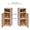 Lofty Medium Wardrobe with Striped Design for Compact Bedroom Storage