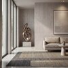 Jaipur Rugs Soft Geometric Jute Dhurrie Rug Brown 5x7 ft