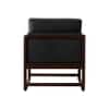 Aura PU Leather Arm Chair in Grey
