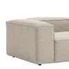 Elegantedge Wood Left Aligned 2-Seater With Upholstery Non Storage Sofa In White Colour