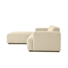 Sophisticated Wood Right Aligned 3-Seater With Upholstery Non Storage Sofa In Grey Colour