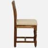 Rangrez Sheesham Wood 6 Seater Dining Set in Provincial Teak Finish with Cushioned Chairs