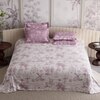 Stoa Paris Super King Size Cotton Bedsheet with 4 Pillow Covers  Size Blushwood Pink