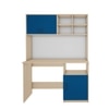 Passion Study Table Beige Teak Blue And Frosty White