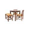 sooty solid wood  4 seater Dining table in  Provincial Teak