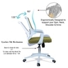 Xeanea Mid Back Ergonomic Chair in Pearl Green Colour