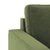 Apollo Compact 2 Seater Fabric Sofa in Moss Green Colour