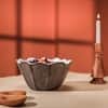 Ireka Home Celest Mango Wood Serving Bowl with Enamel