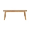 Scandinavian Loftus Bench Natural Wood Finish