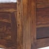 Rangrez Sheesham Wood King Size Bed in Provincial Teak Finish with Box Storage