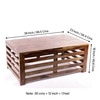 Erickson Sheesham Wood Coffee Table In Teak Finish