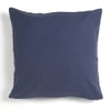 Solid Navy Cotton Cushion Cover