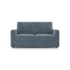 Apollo Compact High Back 2 Seater Fabric Sofa in Ocean Weave Colour